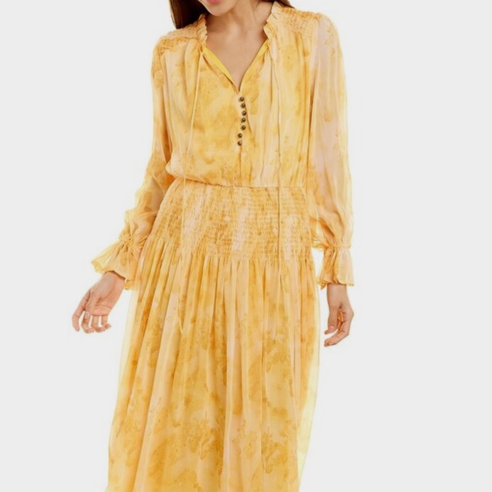 New BEULAH Beautiful Summer midi/maxi, dressy dress. M NWT